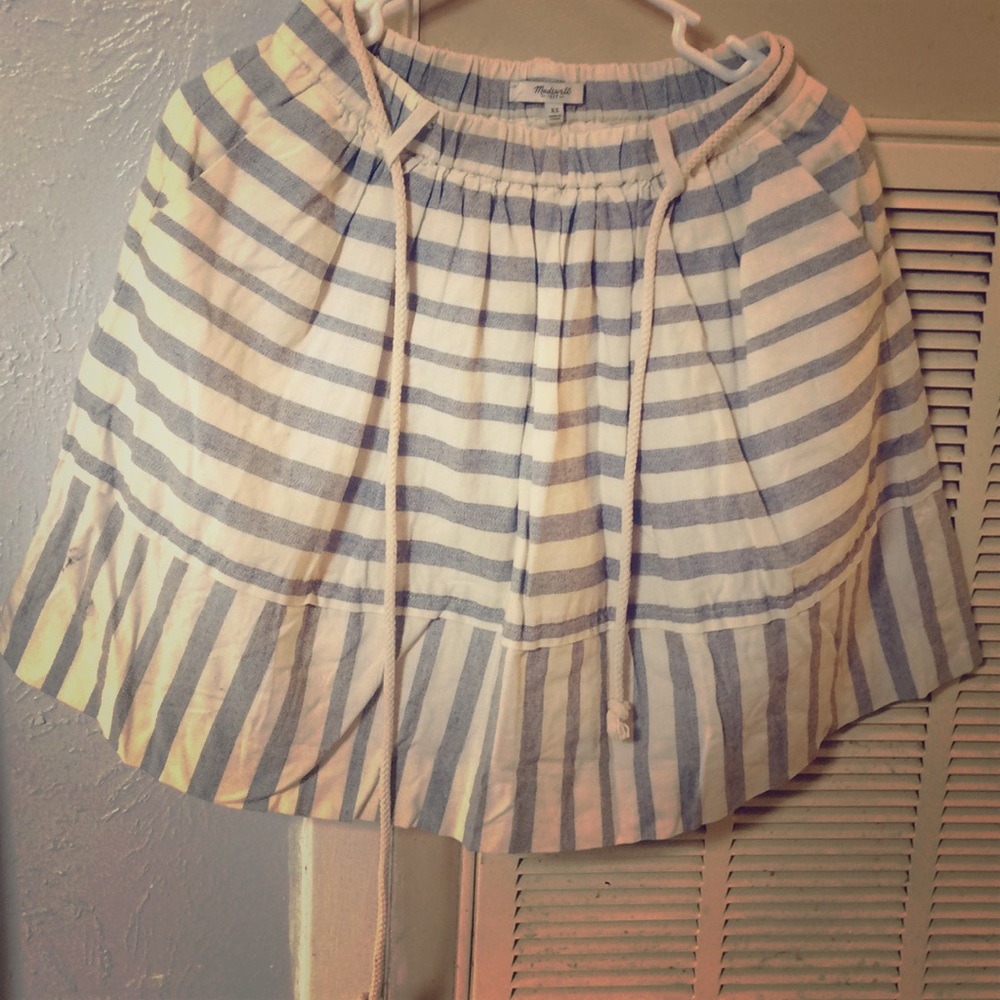 Pocket Striped skirt
